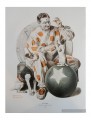 Clown Training Dogs Norman Rockwell
